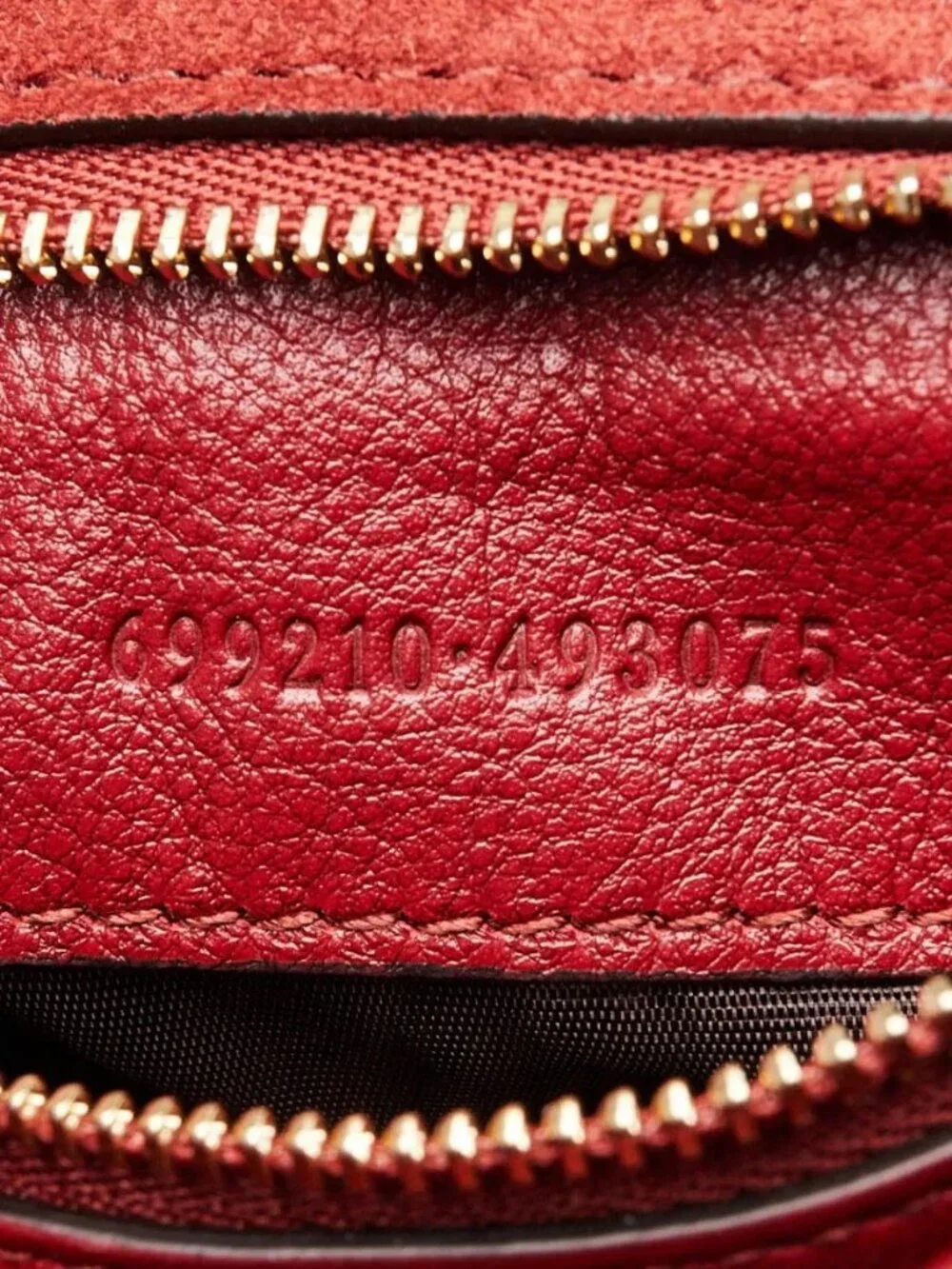 Gucci Red Suede Blondie Crossbody Bag - Picture 12 of 12